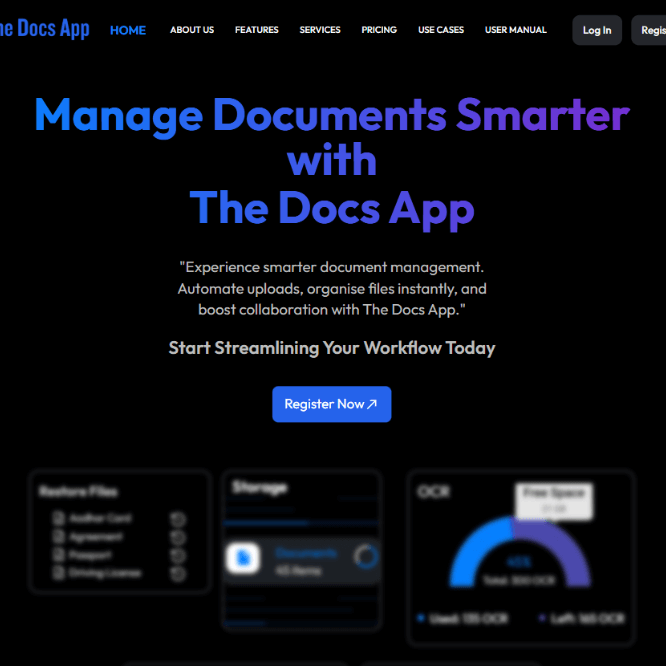 Startup Website Project